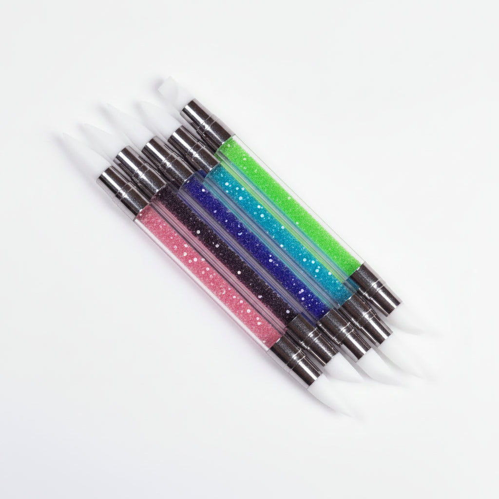 5 PCS NAIL ART SILICONE SCULPTURE PEN